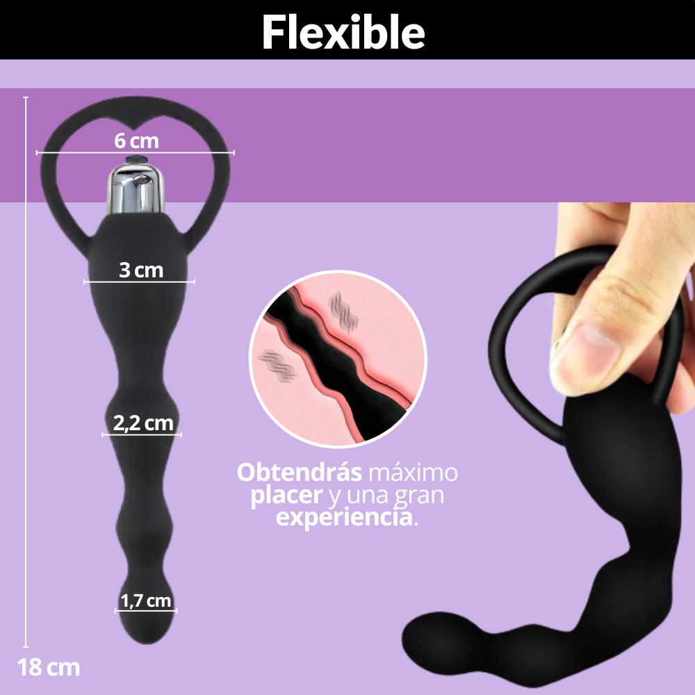 Vibrador Plug Anal Unisex