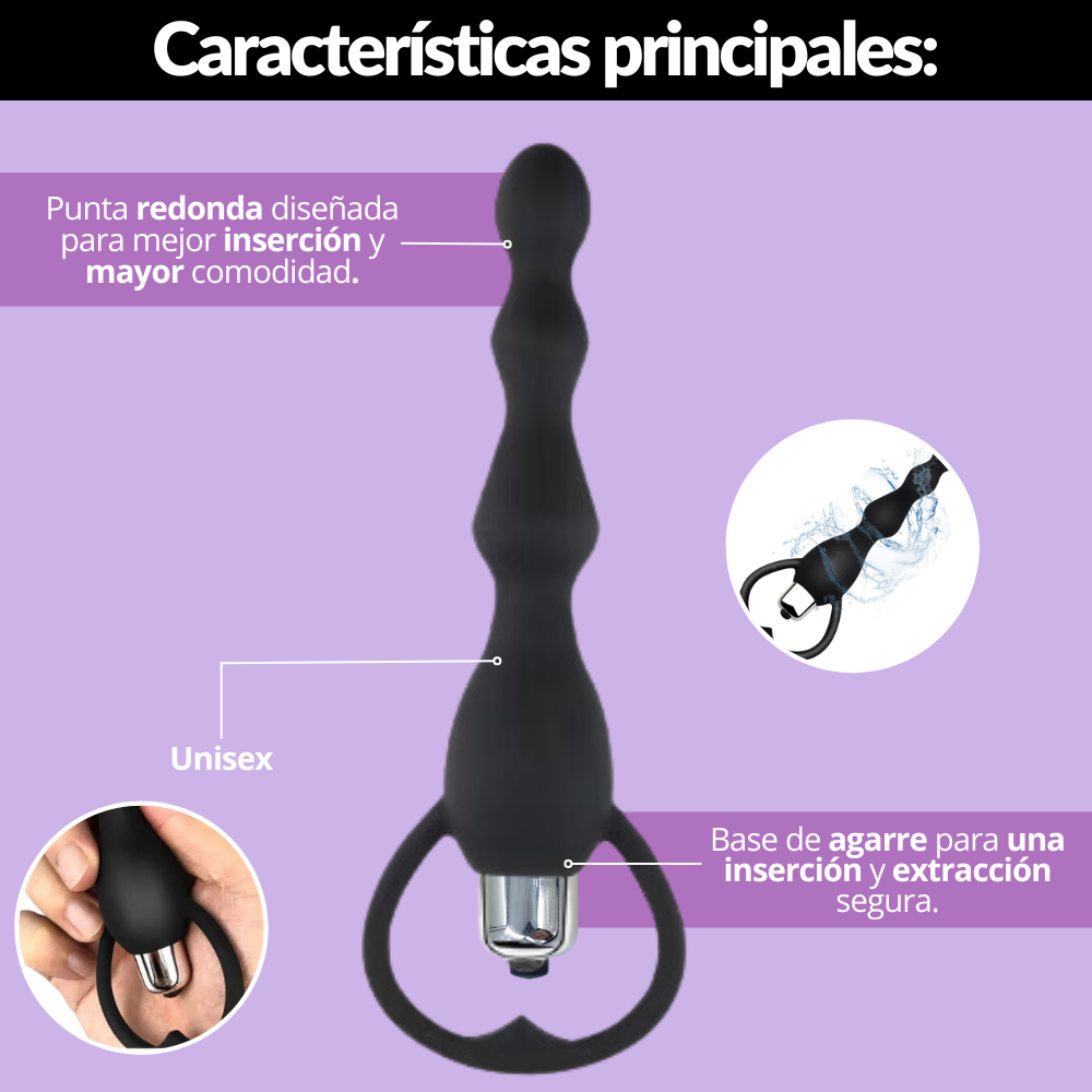 Vibrador Plug Anal Unisex