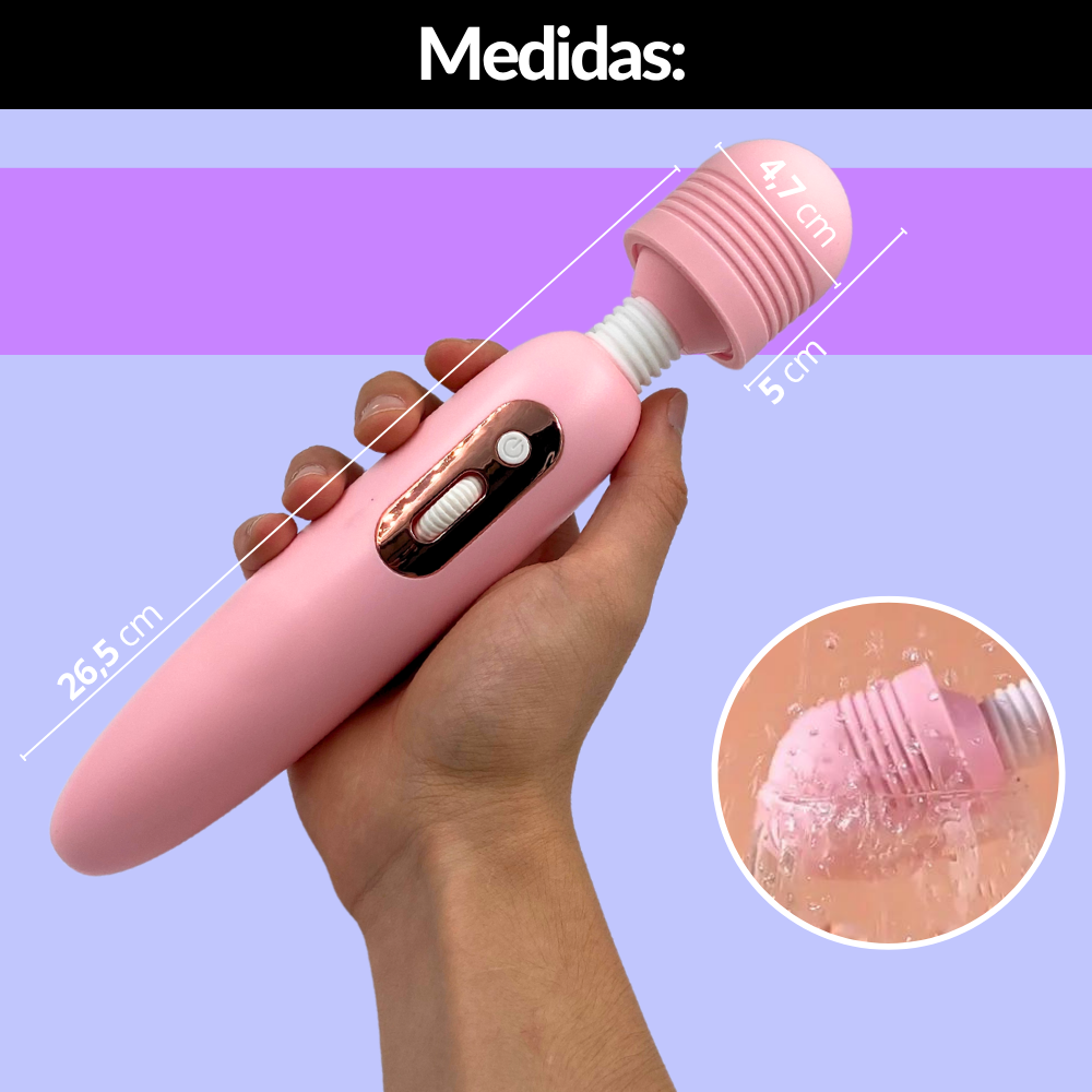 Vibrador Grande Hitachi Recargable