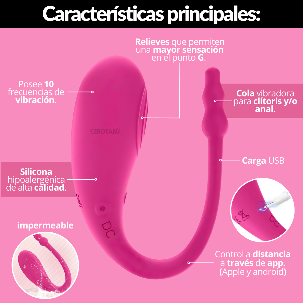 Huevo Vibrador Clitoris