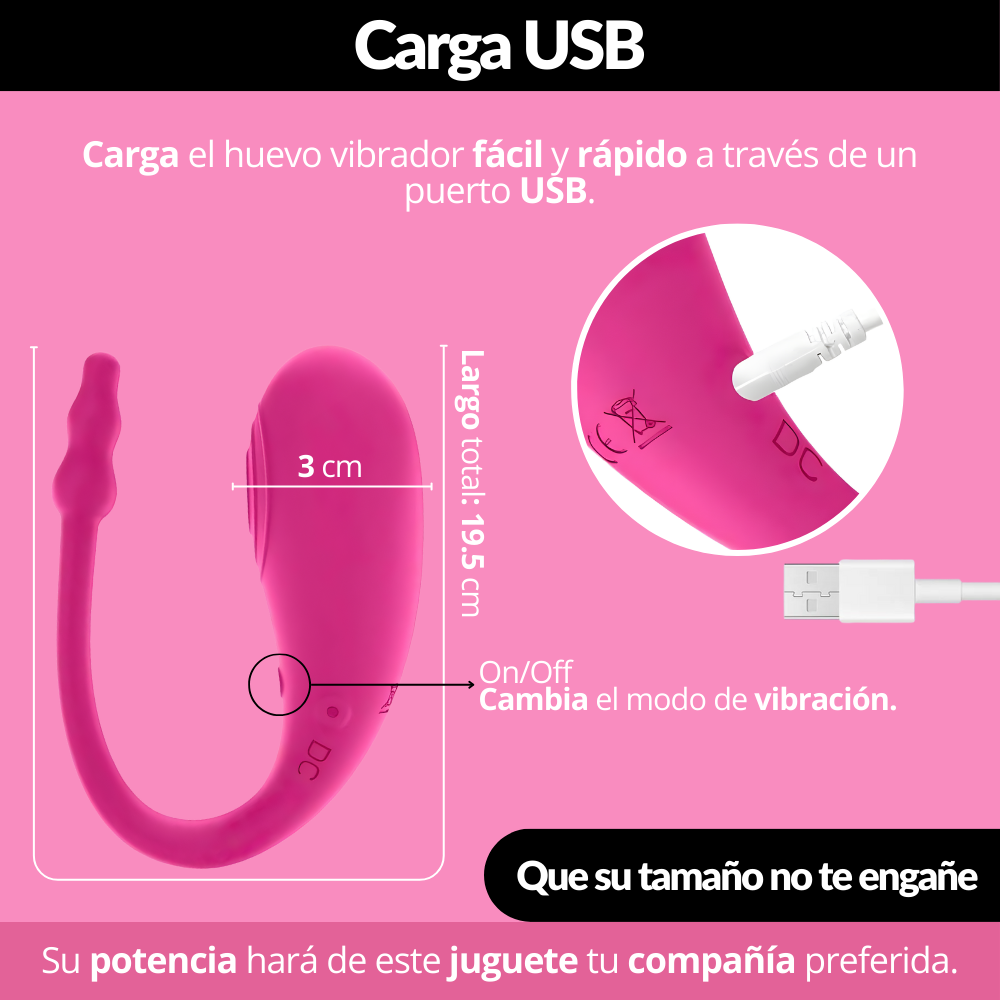 Huevo Vibrador Clitoris