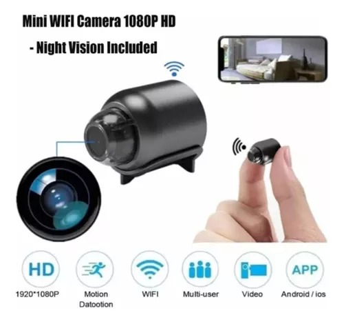 Mini Camara Espia Tipo Bala Vigilancia